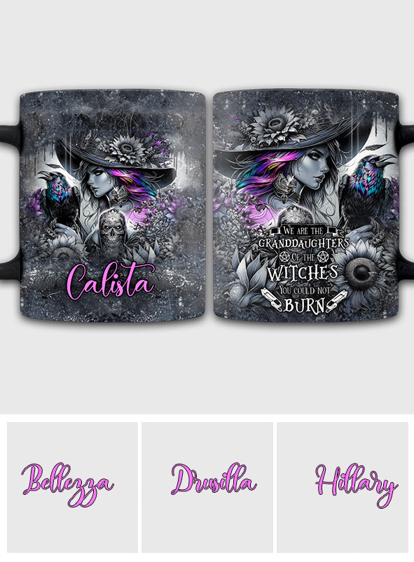 Flying High On Halloween Night - Personalized Witch Mug