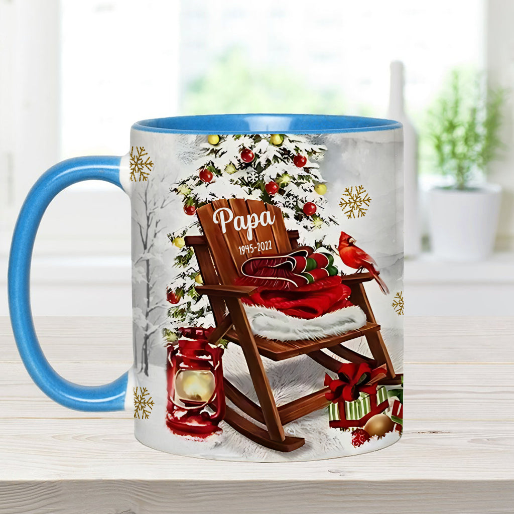 Christmas In Heaven - Personalized Memorial Accent Mug