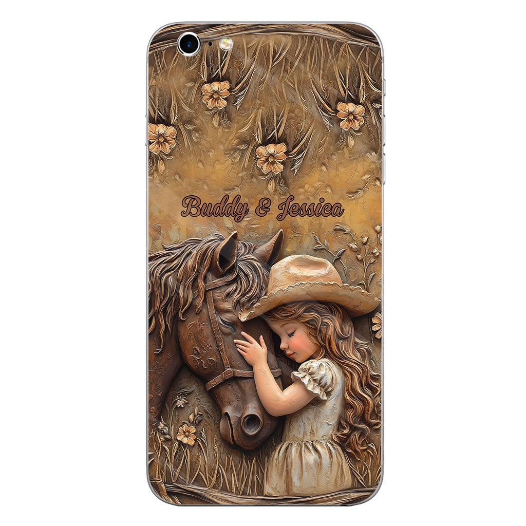 Just A Girl Who Loves Horse - Personalized Horse Clear Phone Case