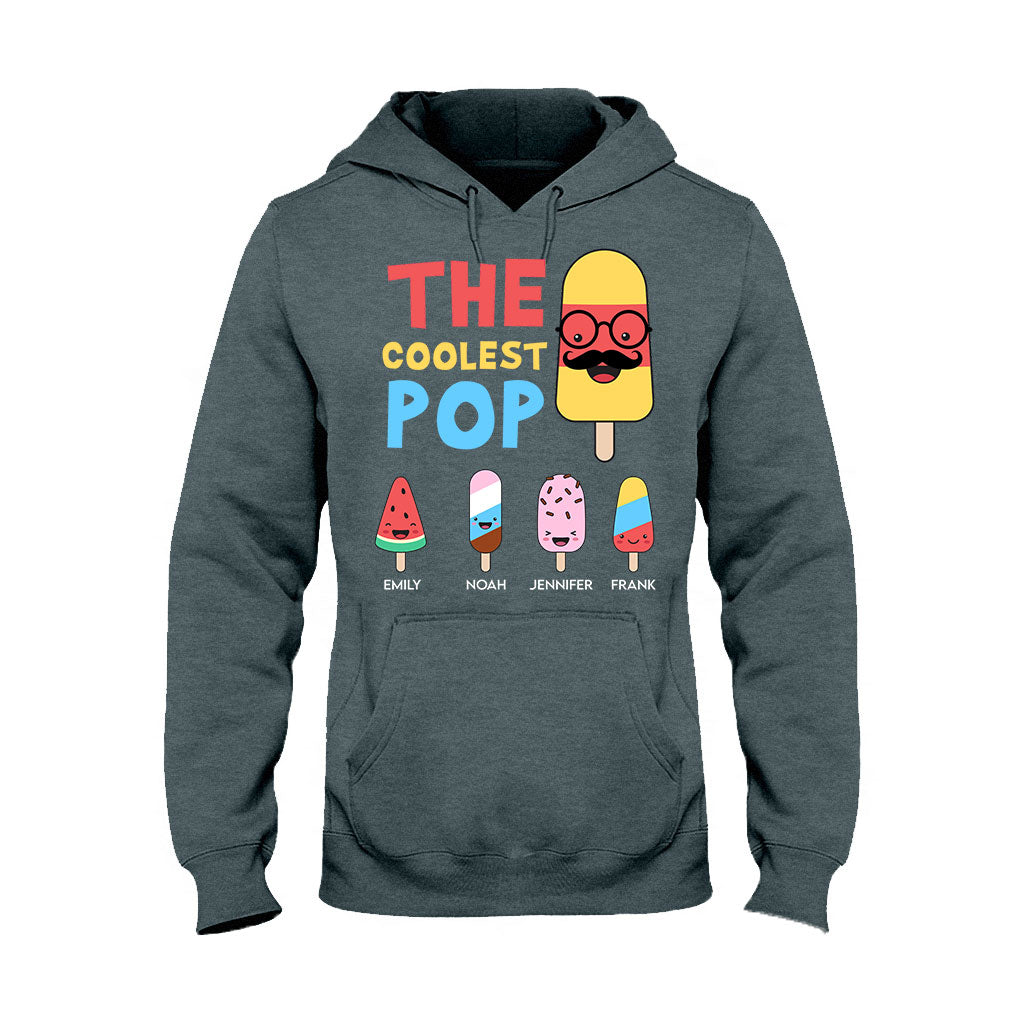The Coolest Pop - Personalized Grandpa T-shirt And Hoodie