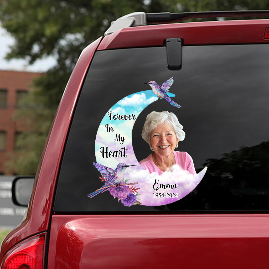 Forever In My Heart - Personalized Memorial Decal Die Cut