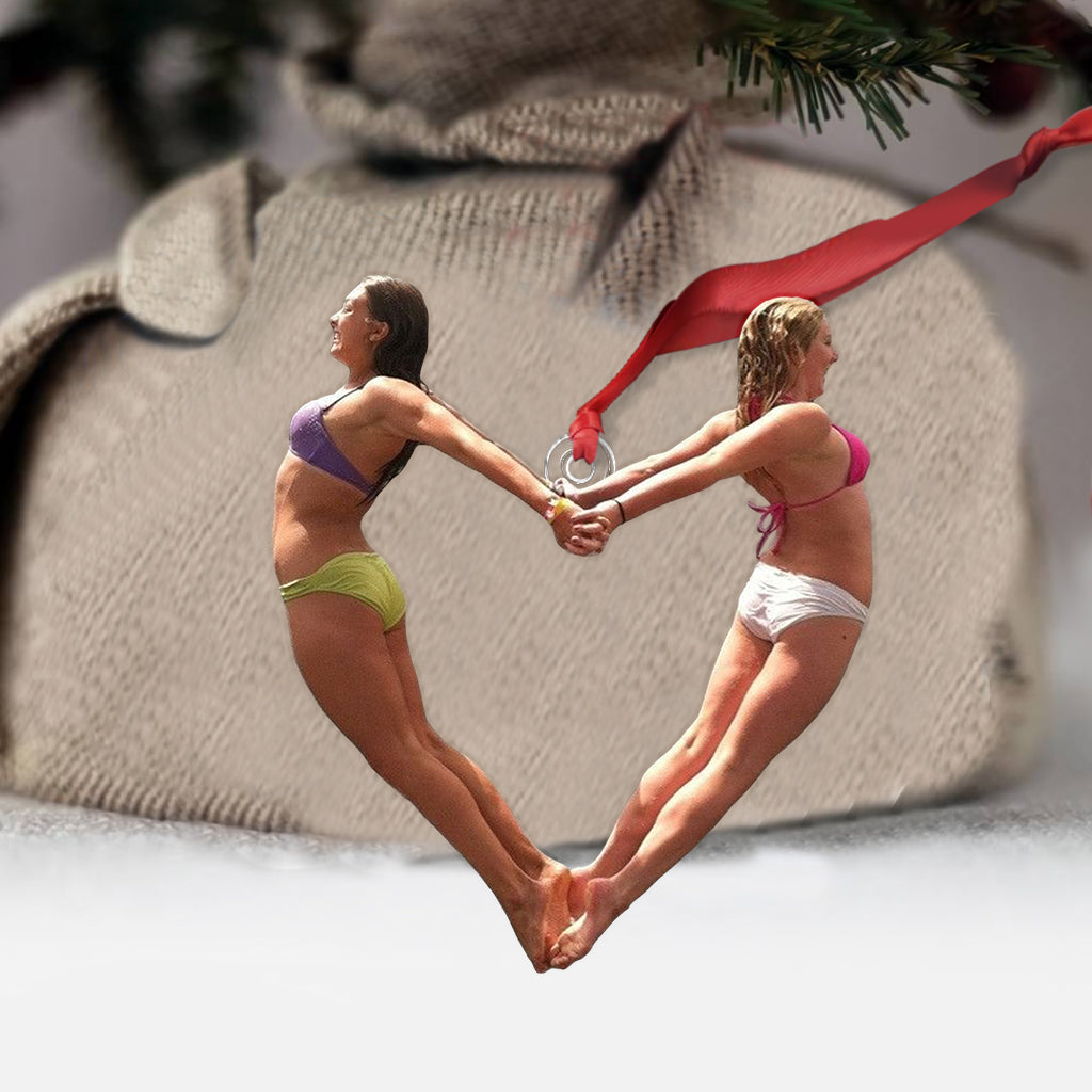 Any Photo Ornament - Personalized Bestie Custom Shaped Ornament