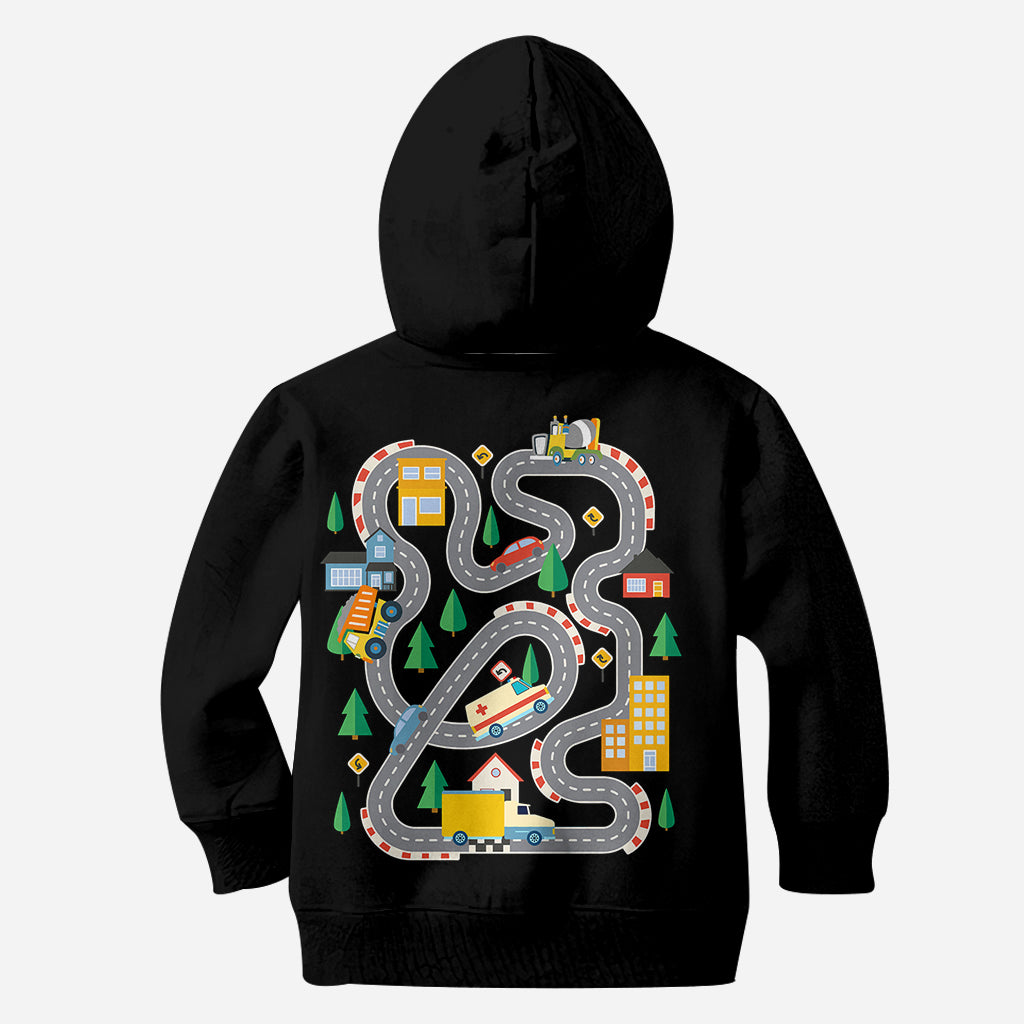 Road On The Back Massage Game T-shirt - Personalized Father All Over Shirt