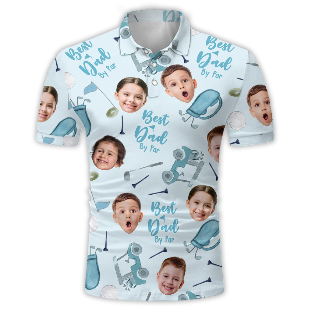 Best Dad By Par - Personalized Golf Polo Shirt