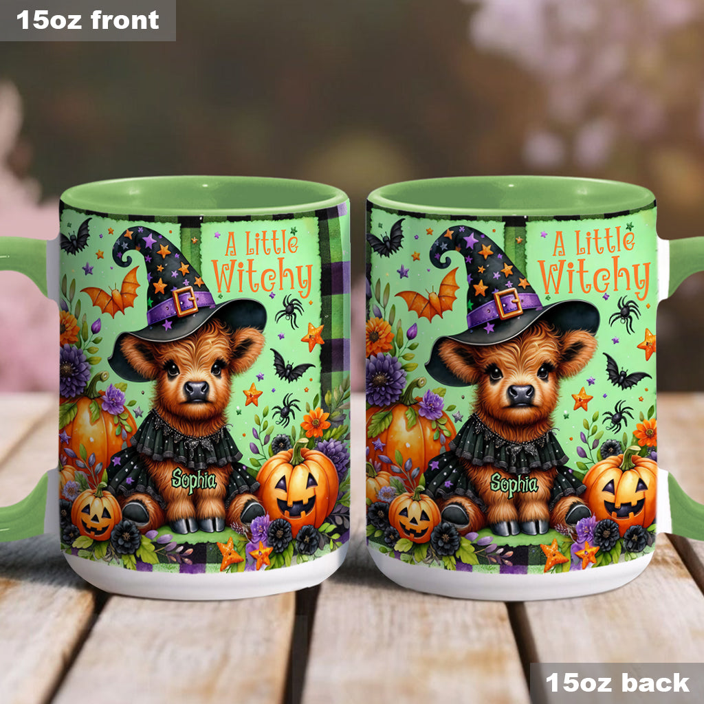 A Little Witch - Personalized Accent Mug