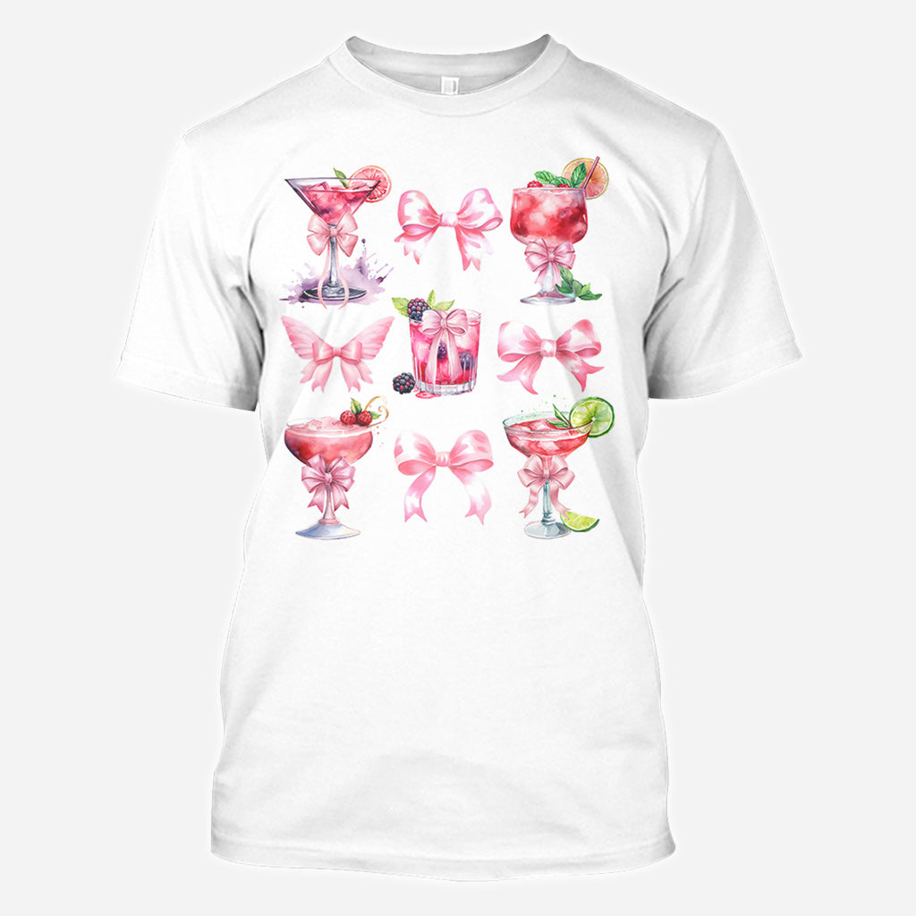 Save Water Drink Cocktails Coquette Girly - Personalized Cocktail All Over Shirt