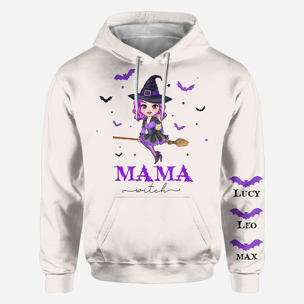 Mama Witch - Personalized Mother All Over Shirt