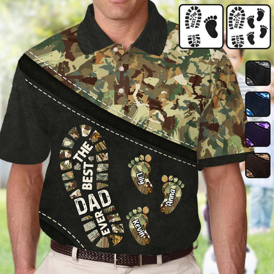 Best Dad Ever - Personalized Father Polo Shirt