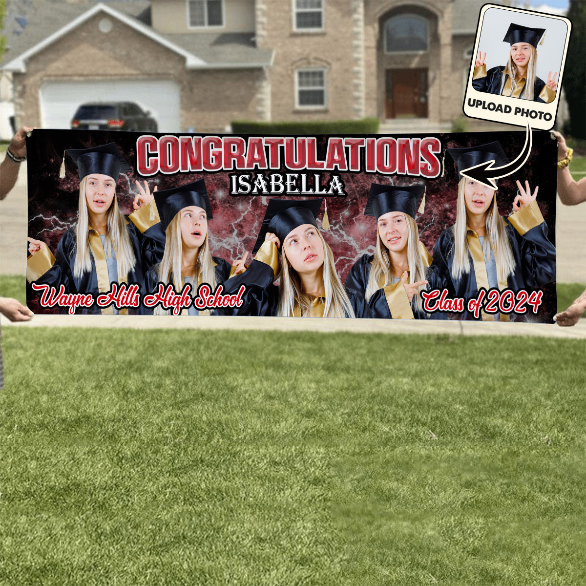 Congratulation - Personalized Graduation Banner