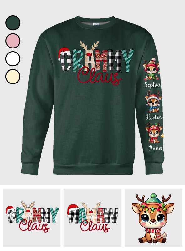 Grammy Claus - Personalized Grandma All Over Shirt