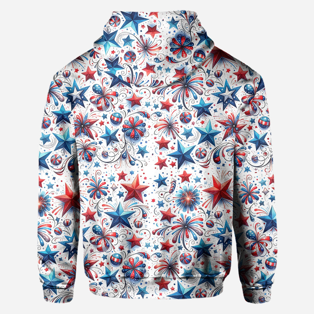 American Grandma - Personalized Grandma All Over Shirt