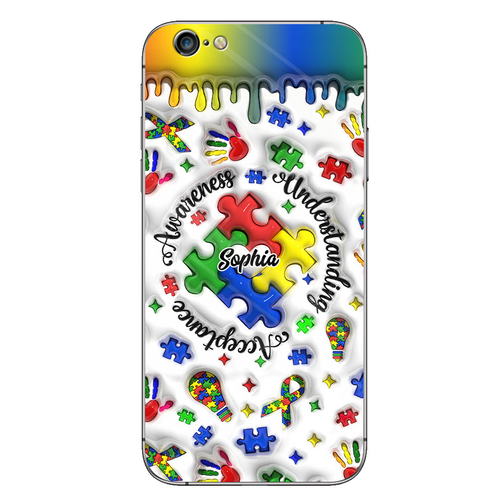 Autism Awareness - Personalized Autism Awareness Phone Case