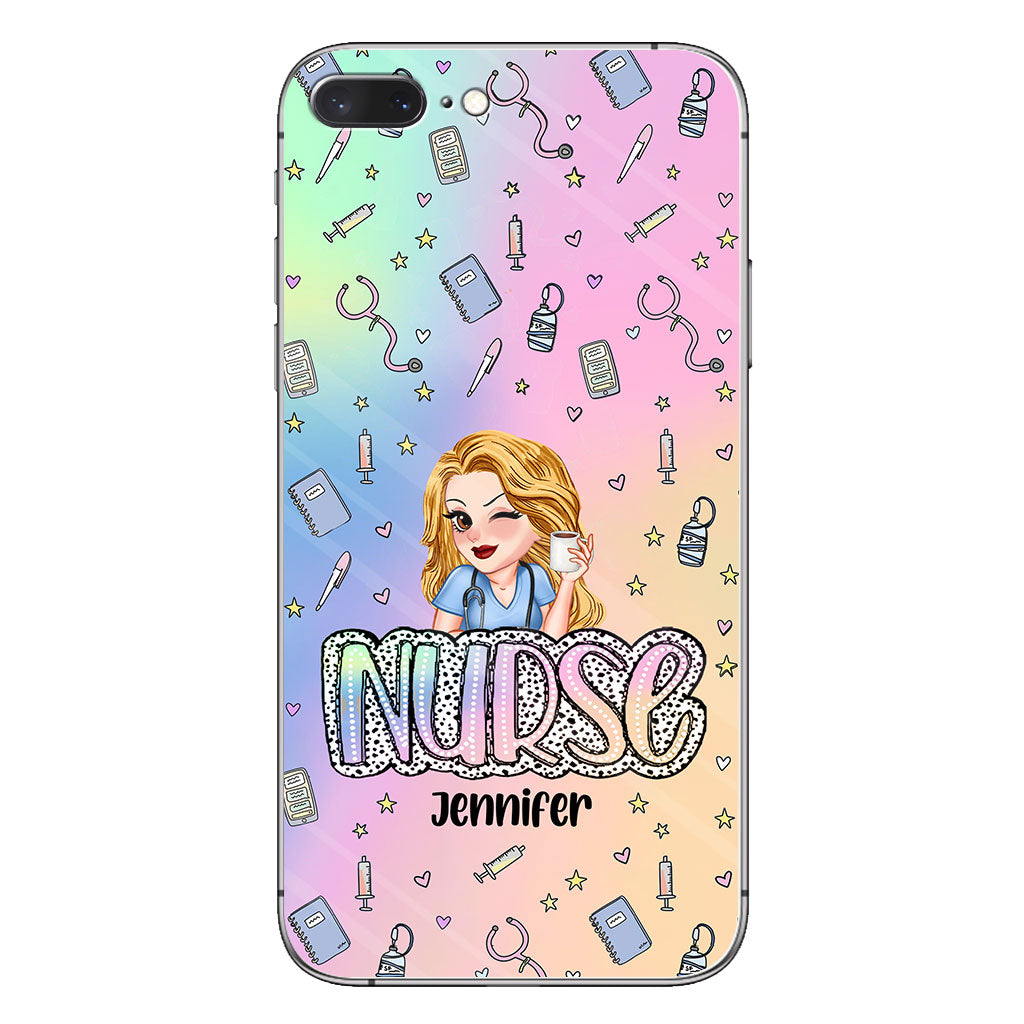 Nurse Life - Personalized Nurse Clear Phone Case