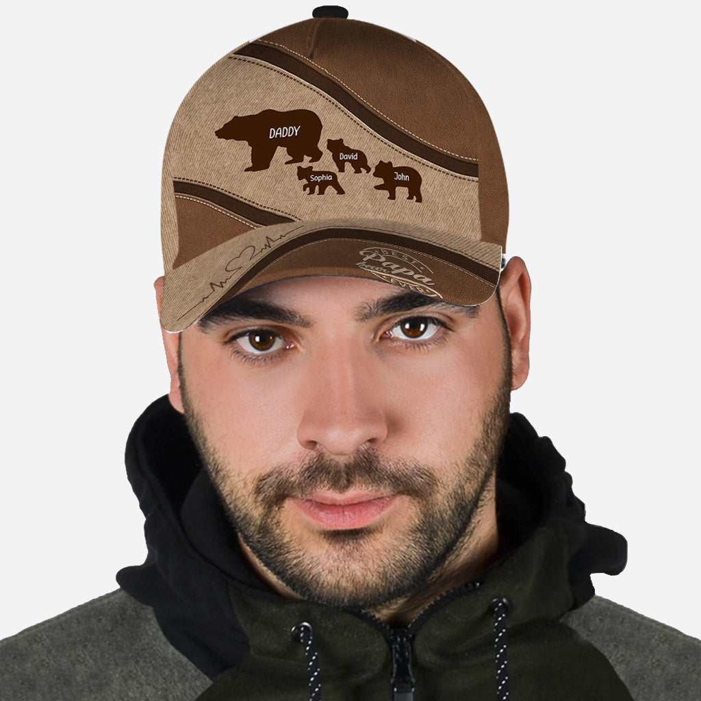 Papa Bear - Personalized Father Classic Cap