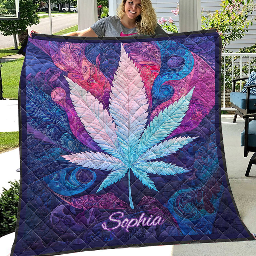 Beautiful Canabis - Personalized Weed Quilt