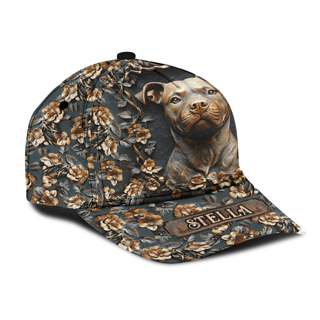 Strong Pitbull - Personalized Dog Classic Cap