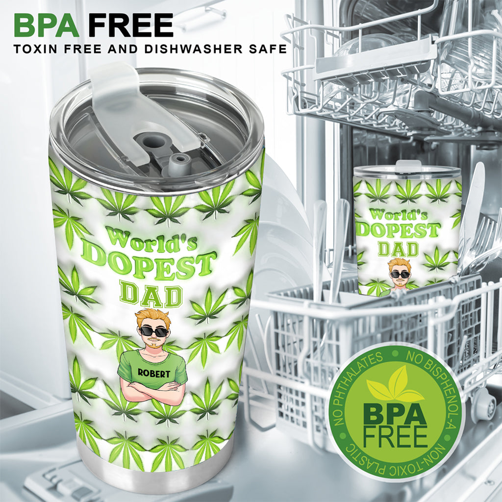 Dopest Dad Ever - Personalized Father Tumbler