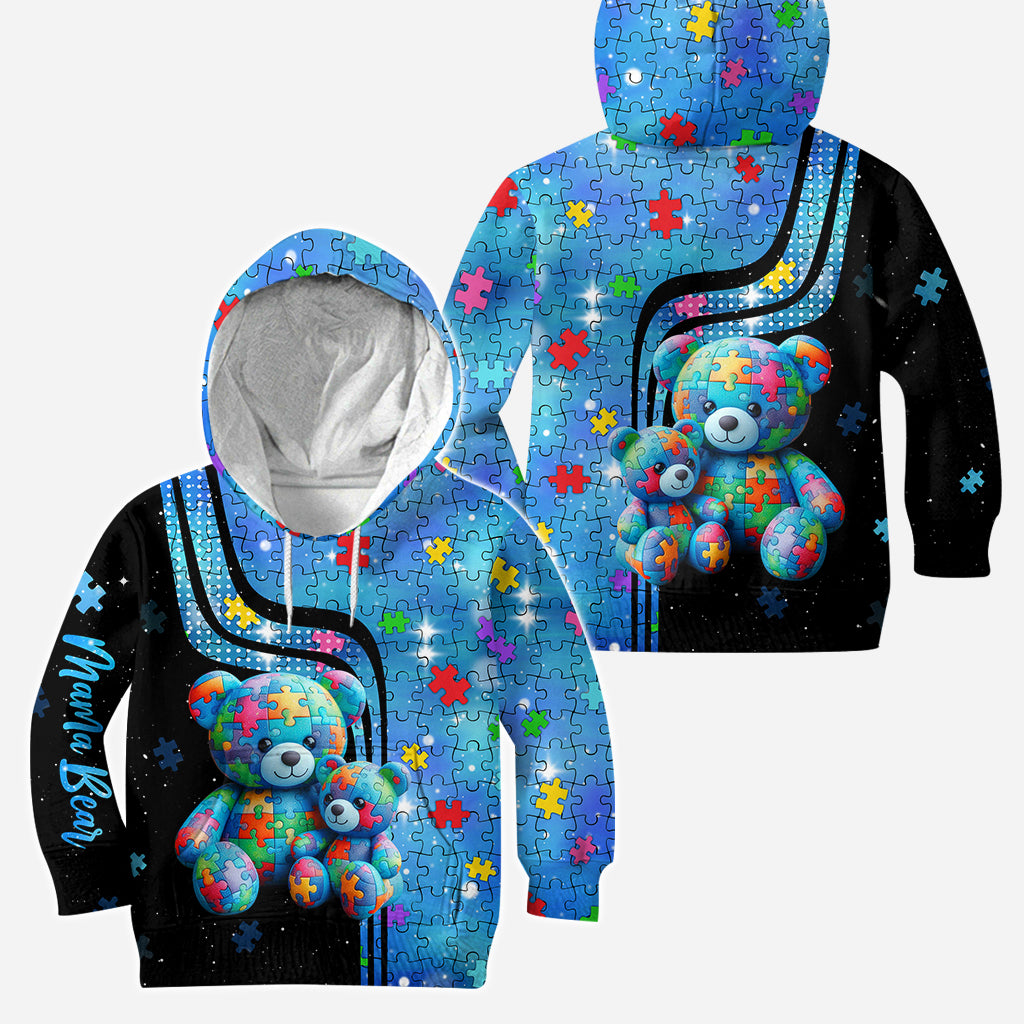 Mama Bear Autism Awareness Hoodie and Leggings