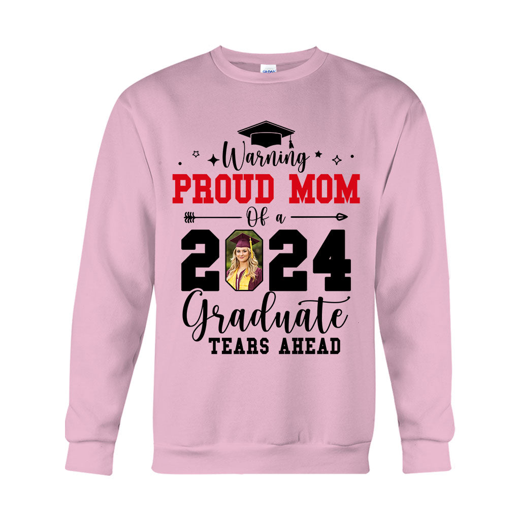 Warning Proud Mom/ Grandma/.... - Personalized Graduation T-shirt And Hoodie