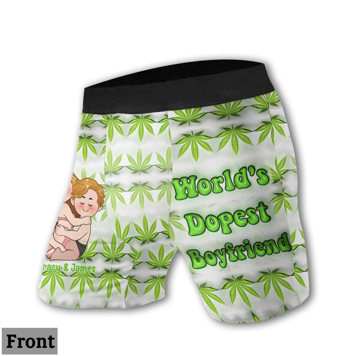 Best Buds - Personalized Weed Women Briefs & Men Boxer Briefs