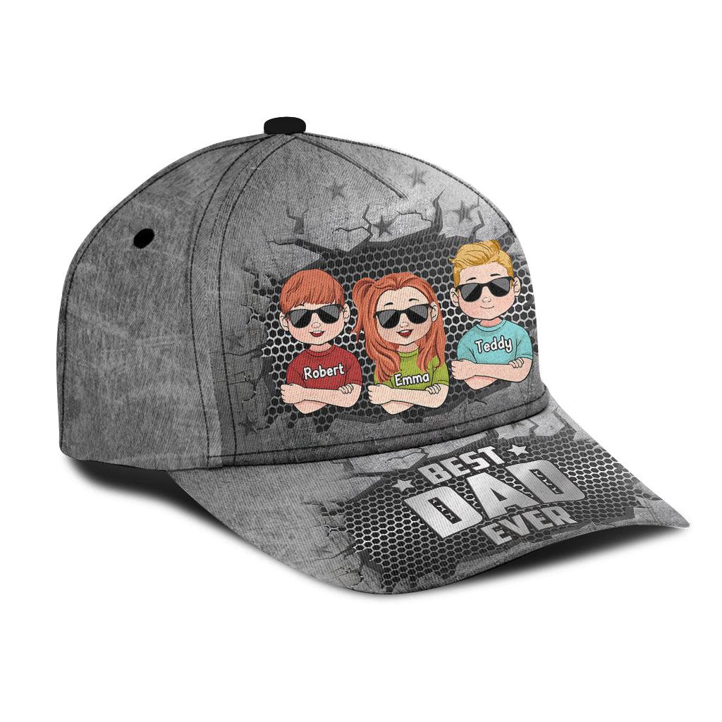 Best Dad Ever - Personalized Father Classic Cap