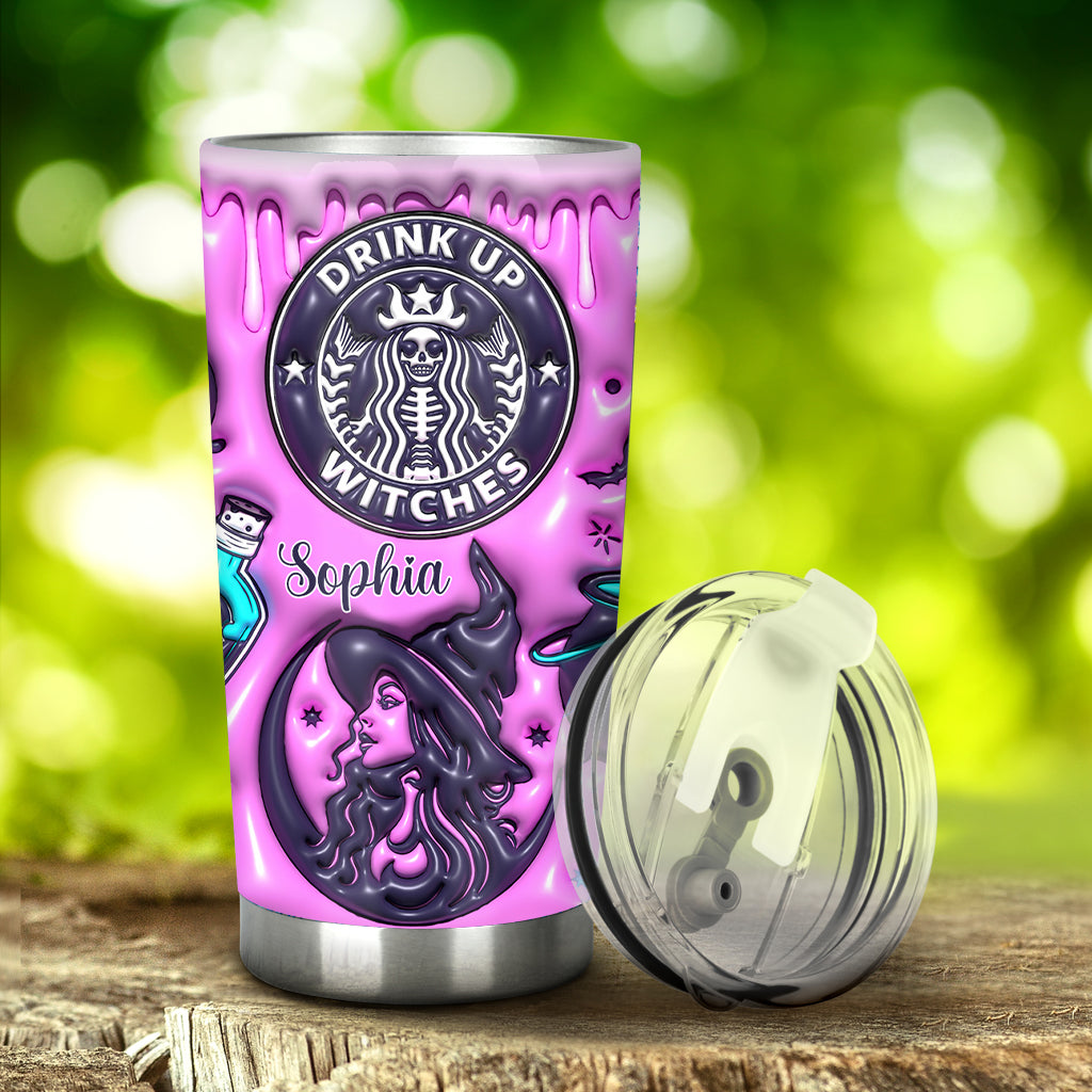 Drink Up Witches - Personalized Witch Tumbler