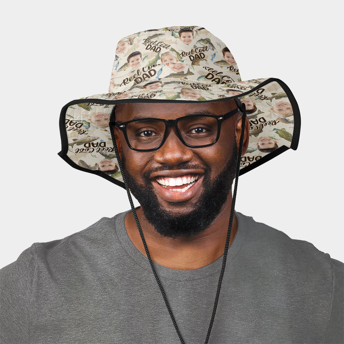 Reel Cool Dad - Personalized Fishing Boonie Hat