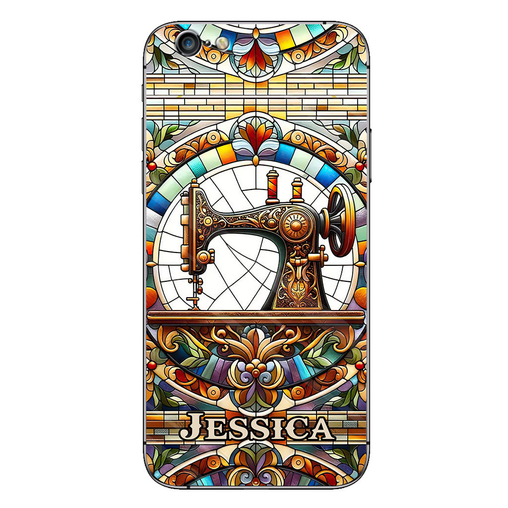 Colorful Sewing Machine - Personalized Sewing Phone Case