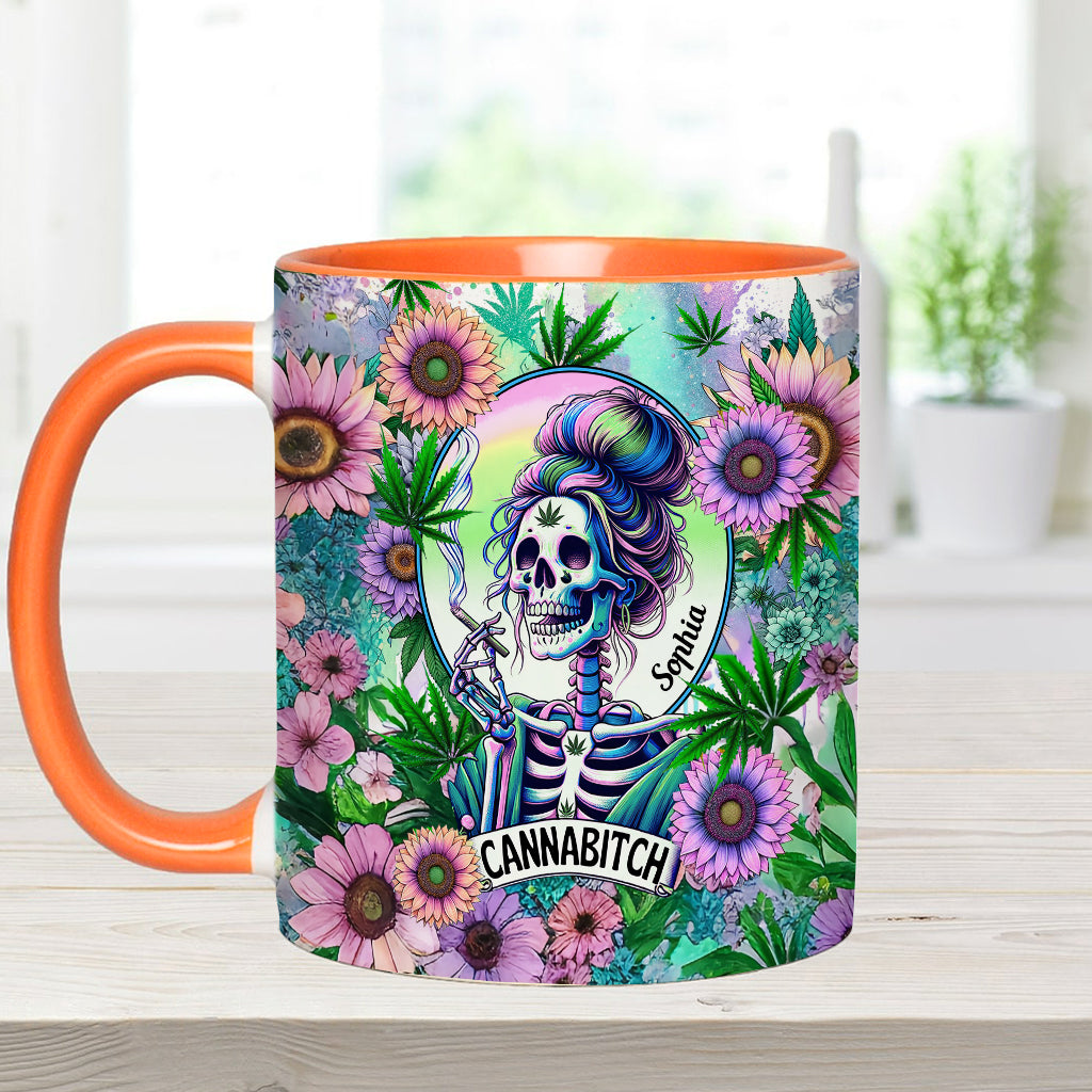 Cannabitch - Personalized Weed Accent Mug