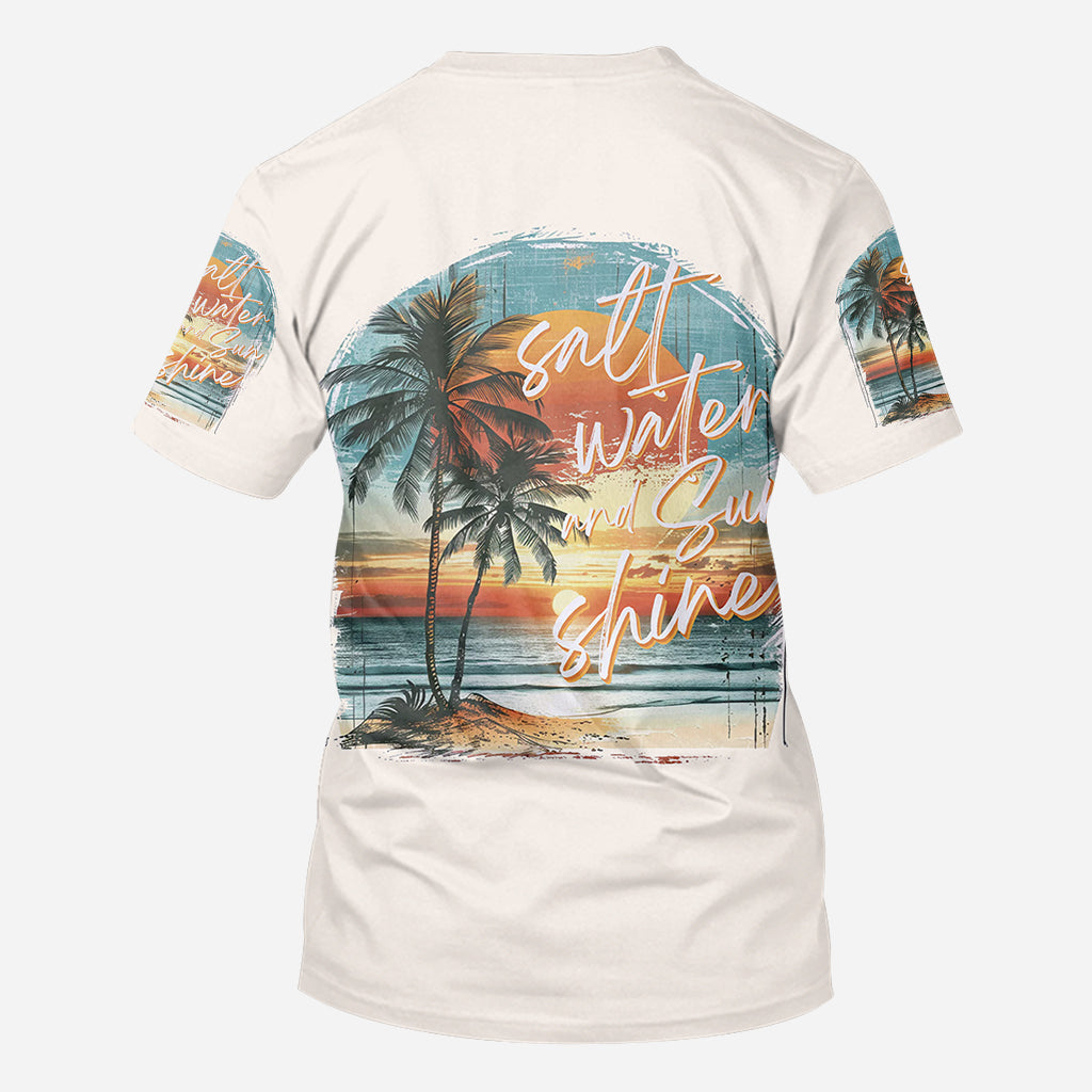 Salt Water Sunshine - Personalized Sea Lover All Over Shirt