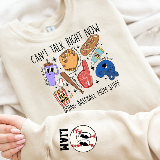 Baseball Mom Stuff - Personalized Baseball All Over Shirt