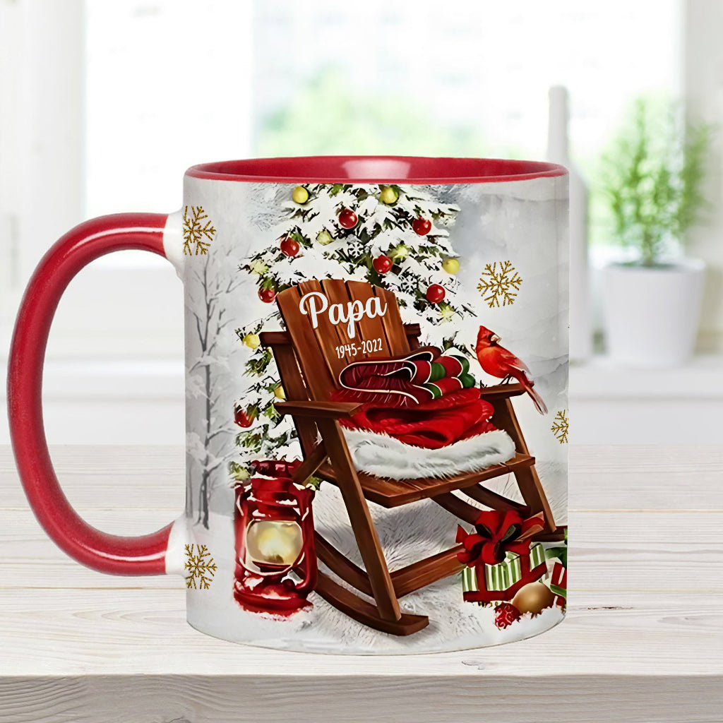 Christmas In Heaven - Personalized Memorial Accent Mug