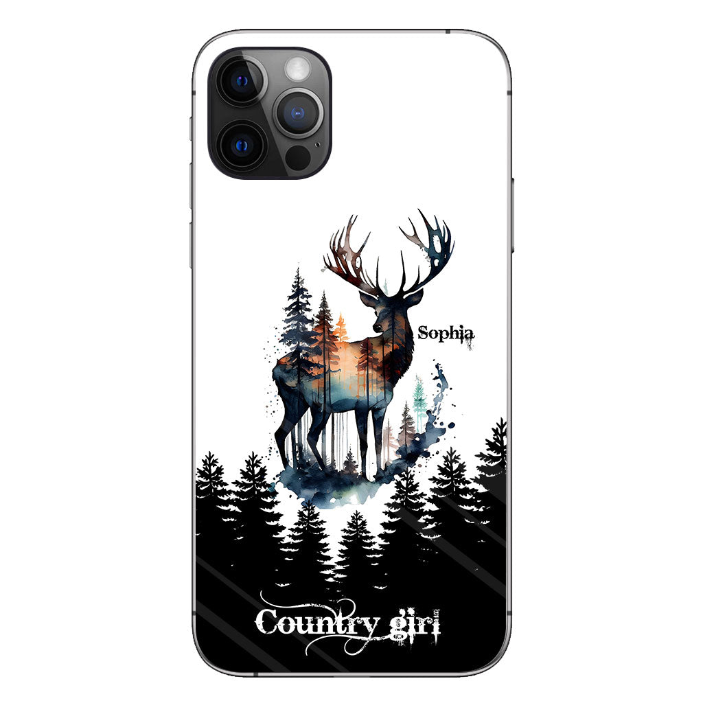 Country Girl - Personalized Hunting Phone Case