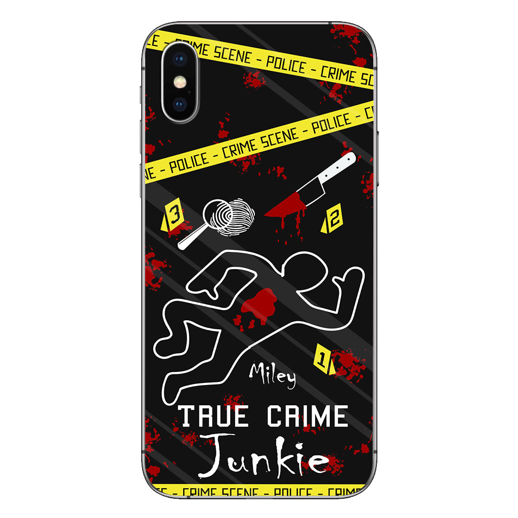 True Crime Junkie - Personalized Phone Case