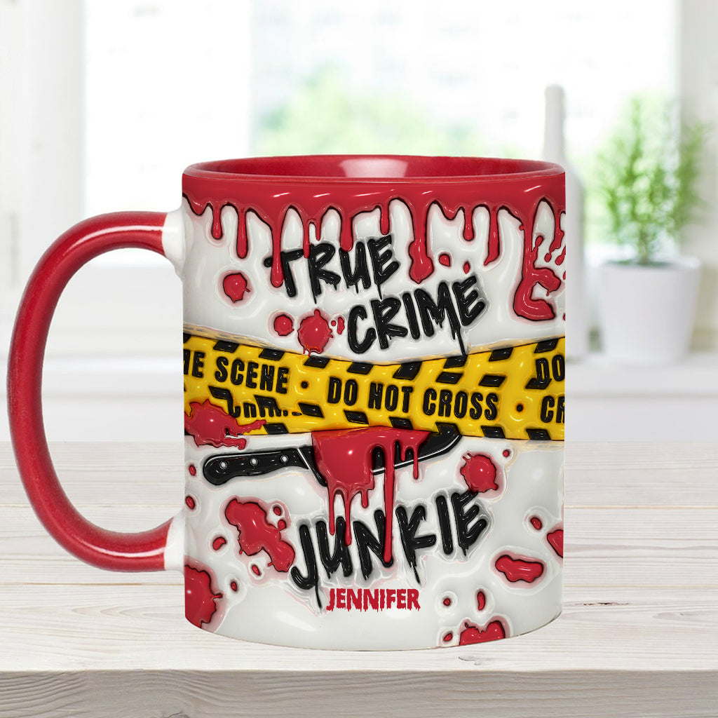 Do Not Cross - Personalized Accent Mug
