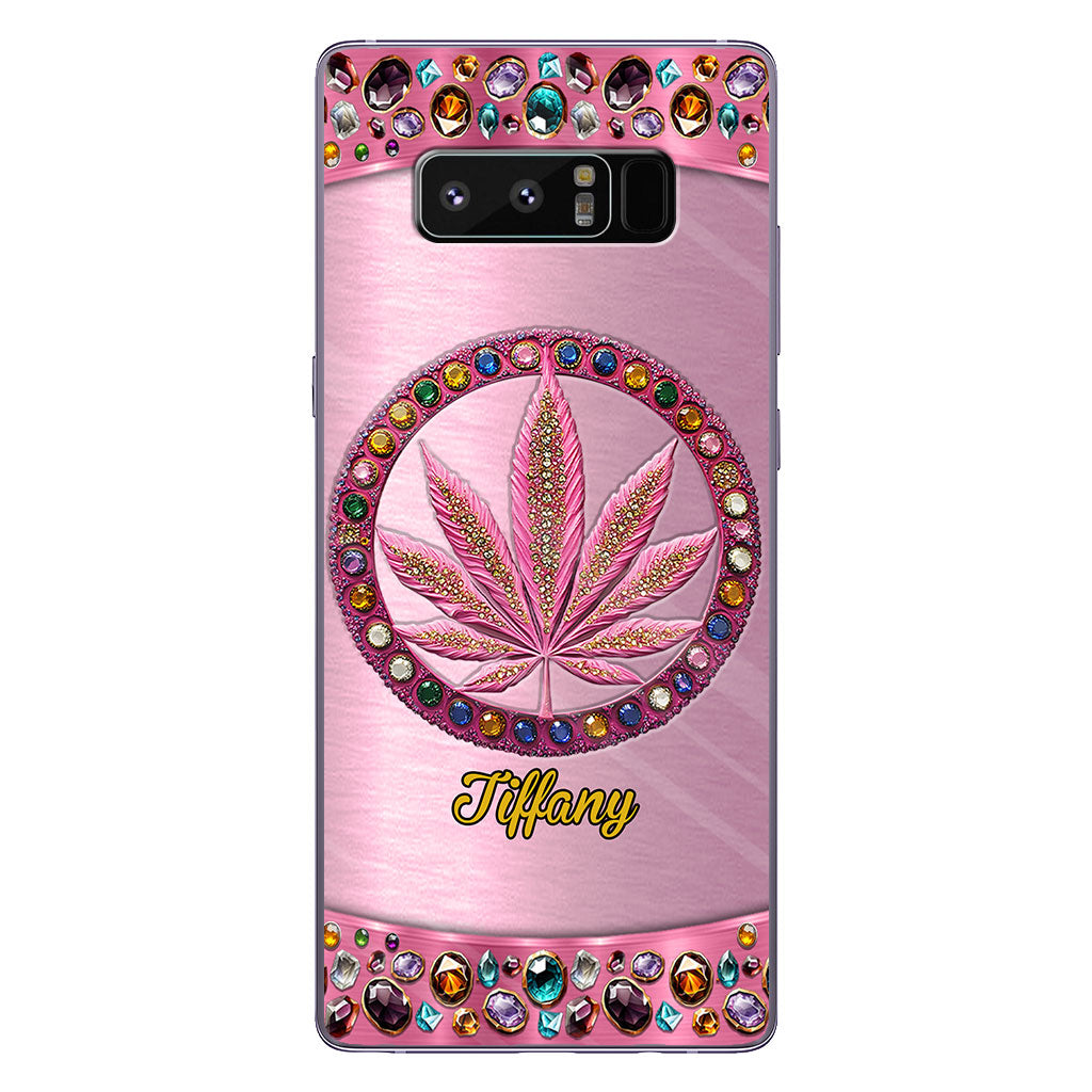 Stoner Chick - Personalized Weed Clear Phone Case