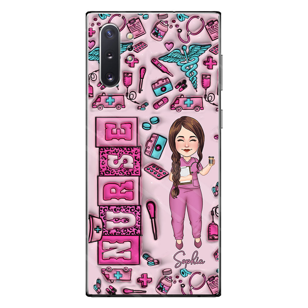 Nurse Life - Personalized Nurse Clear Phone Case