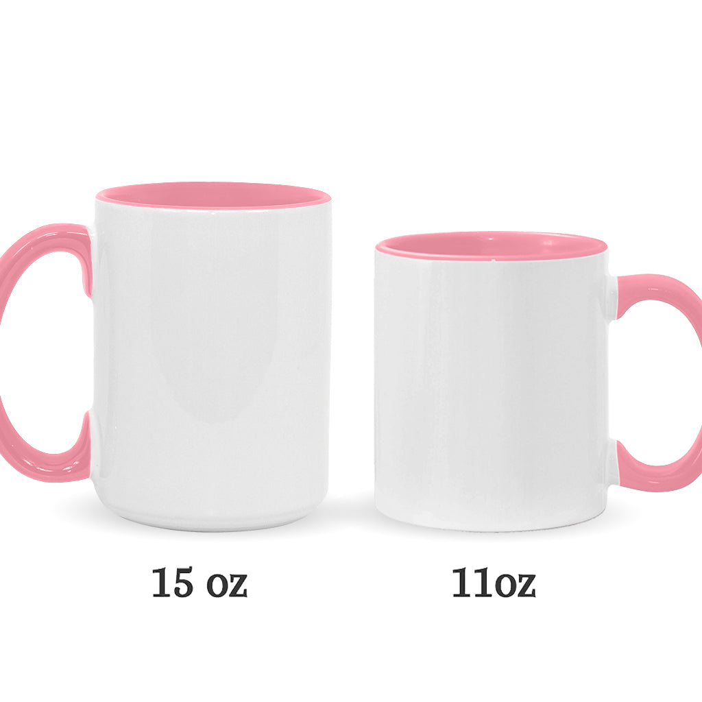 Besties Forever Beautiful Floral Style - Personalized Bestie Accent Mug