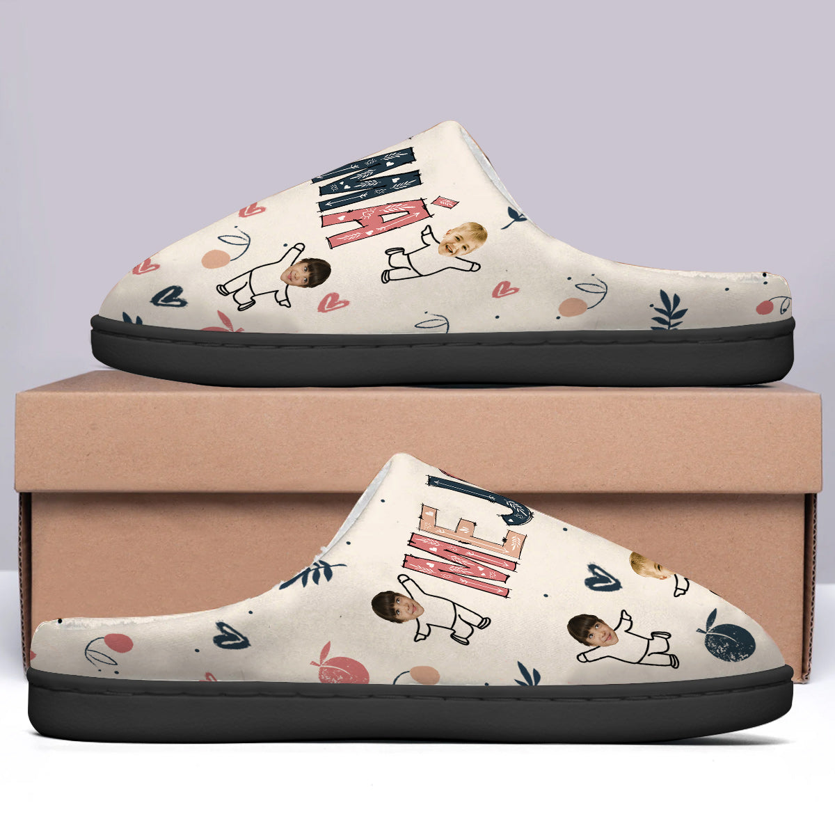 Mejor Mamá Feliz Día de la Madre - Personalized Mother Slippers