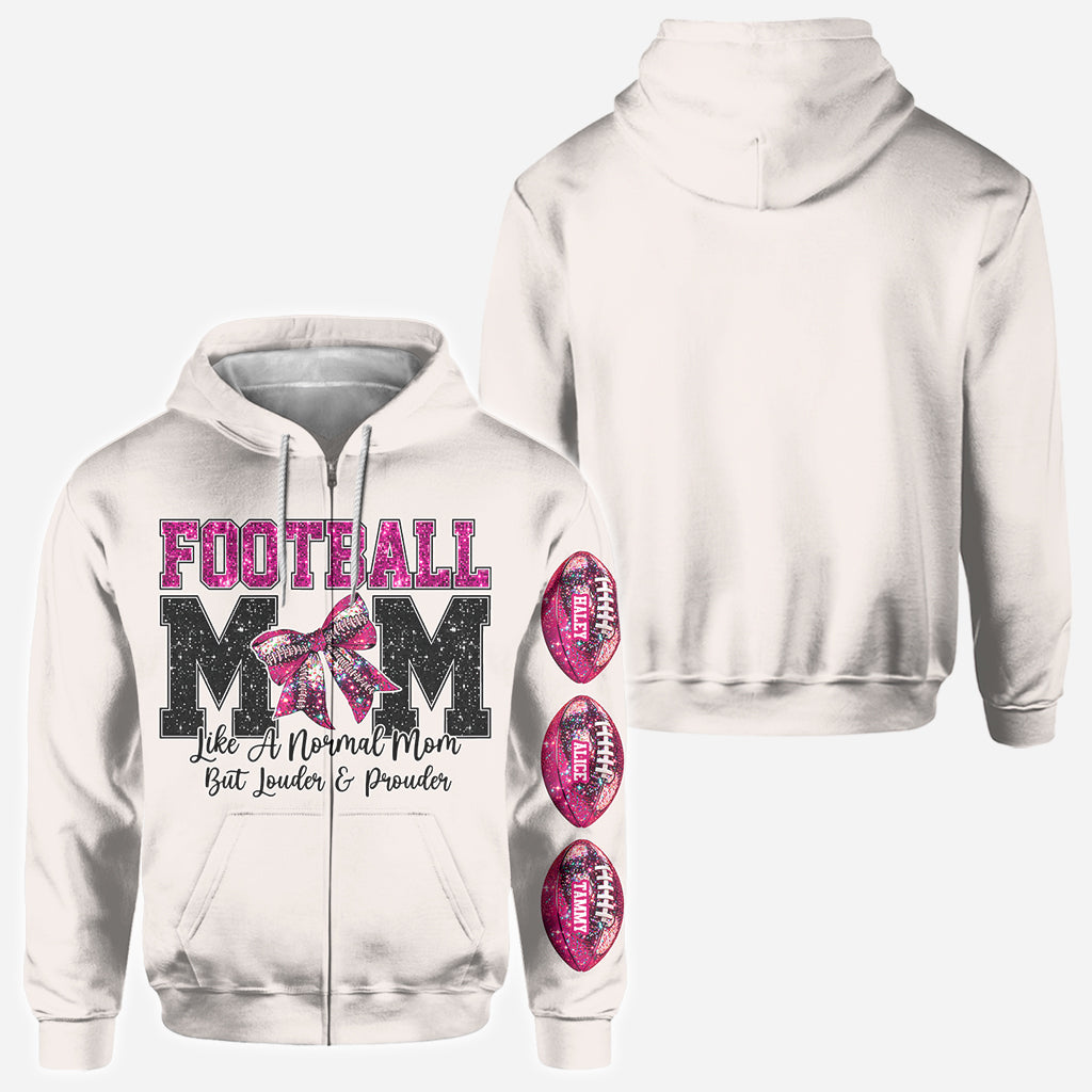 Football Mom - Personalized Football All Over Shirt