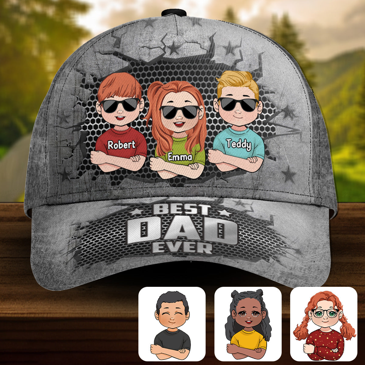 Best Dad Ever - Personalized Father Classic Cap