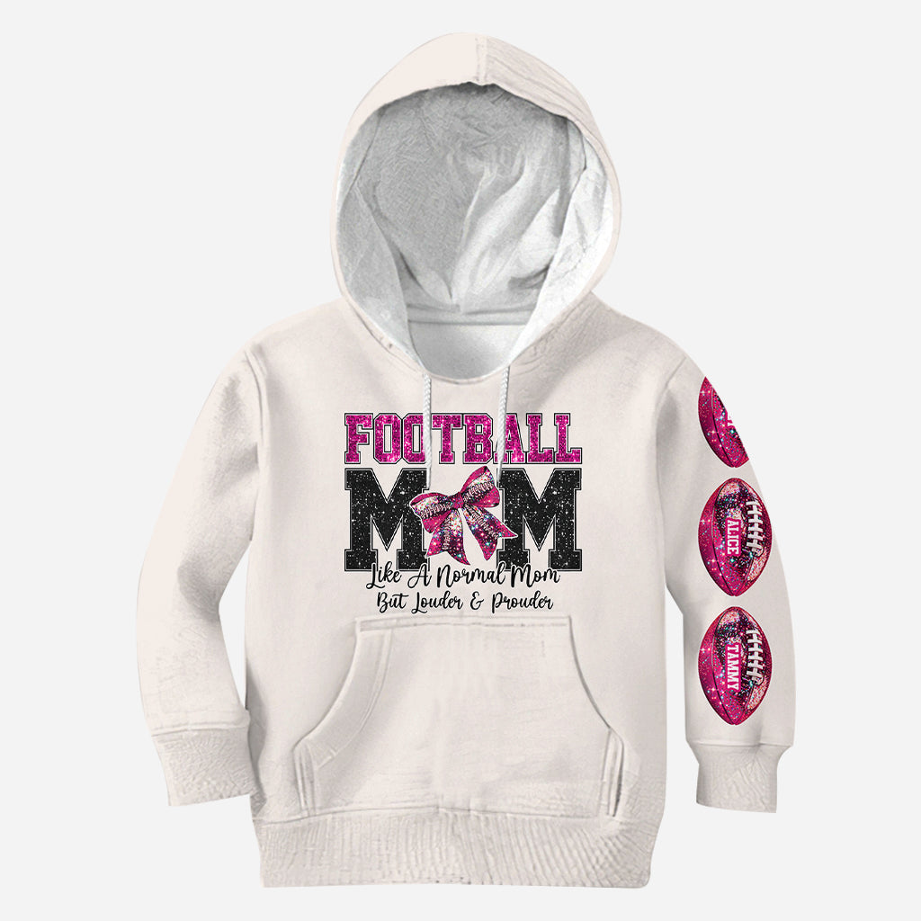 Football Mom - Personalized Football All Over Shirt