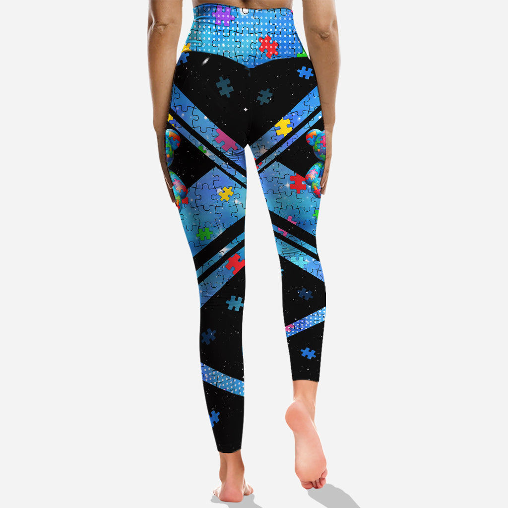 Mama Bear Autism Awareness Hoodie and Leggings