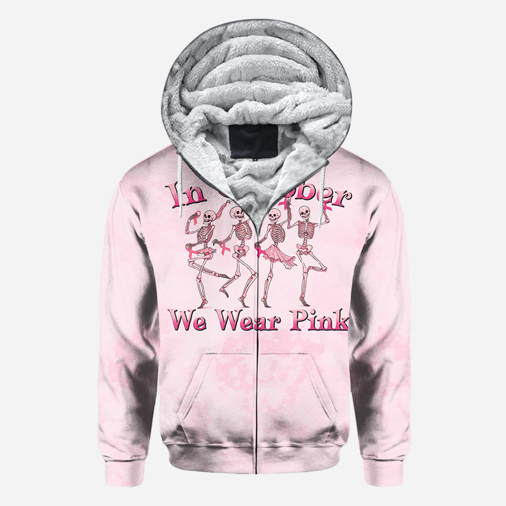 In October We Wear Pink - Personalized Breast Cancer Awareness All Over Shirt