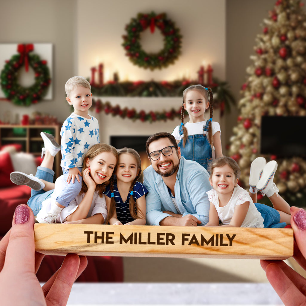 Custom Any Photo Plauqe - Personalized Family Custom Photo Plaque