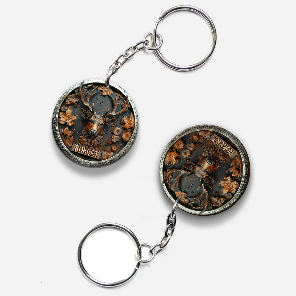 Stunning Deer - Personalized Hunting Keychain