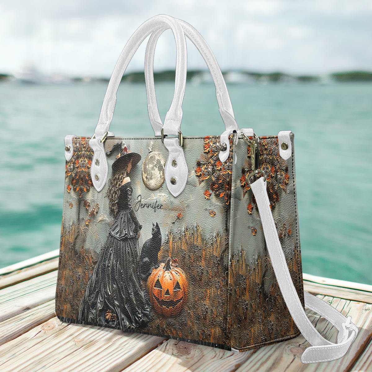 Beautiful Witch - Personalized Witch Leather Handbag