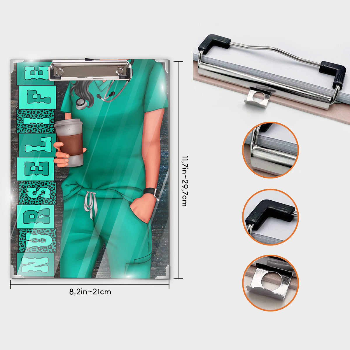 Nurse Life - Personalized Nurse Clipboard