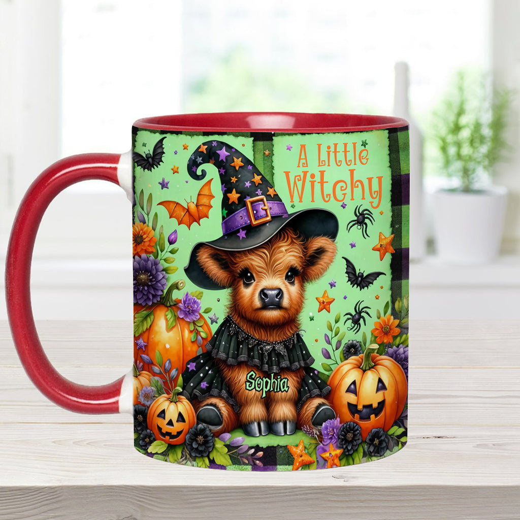A Little Witch - Personalized Accent Mug