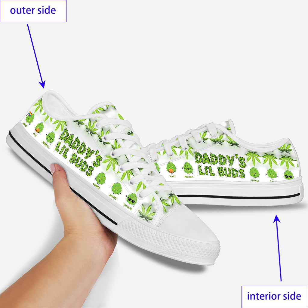 Dopest Dad Ever - Personalized Father Low Top Shoes